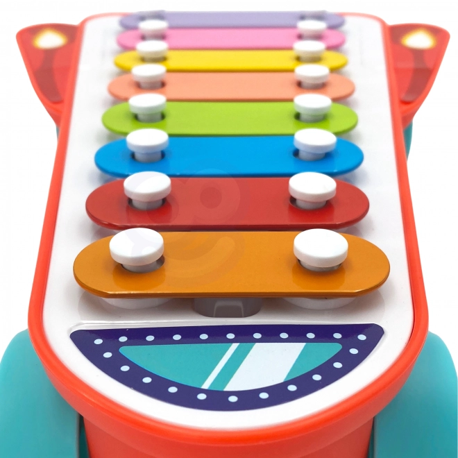 WOOPIE Children's Xylophone Cosmic Rocket Red 18m+