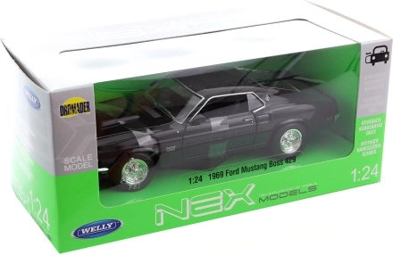 Metaal-kunststof model FORD MUSTANG BOSS 429 1:24