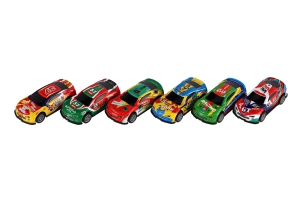 Set van raceauto's met terugtrekmechanisme