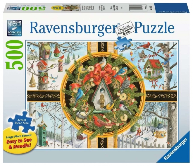 Puzzle Ravensburger Christmas Singing Birds XXL 500 pieces