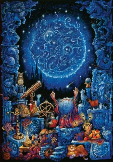Lichtgevende puzzel Astrologie 1000 stuks