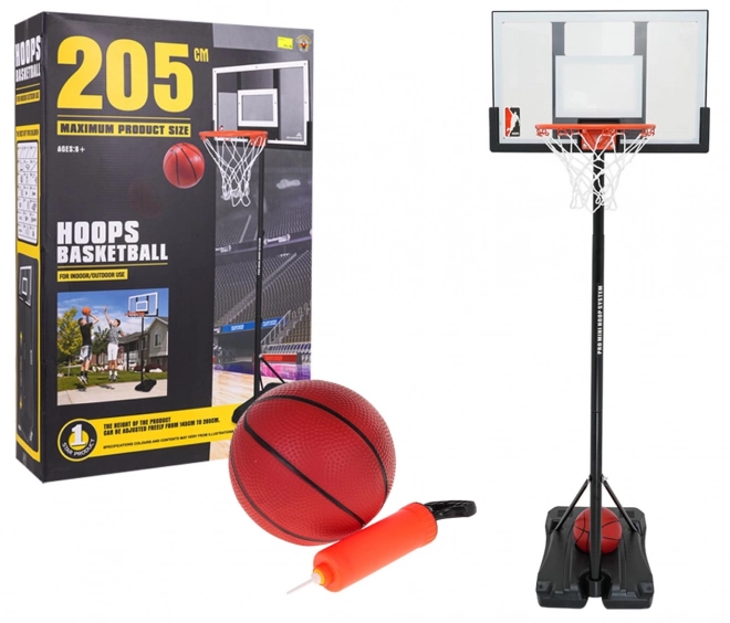 Basketbalbal 205cm + accessoires