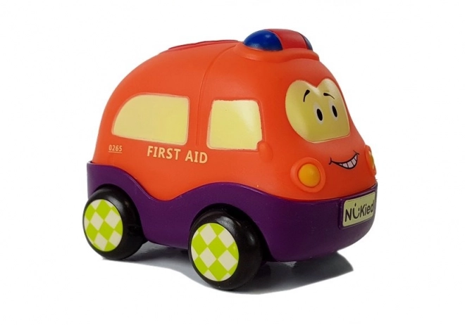 Set of Police and Ambulance Toy Cars for Kids