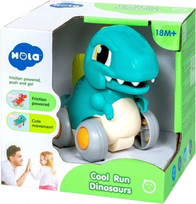 Dinosaure interactif à inertie – turquoise