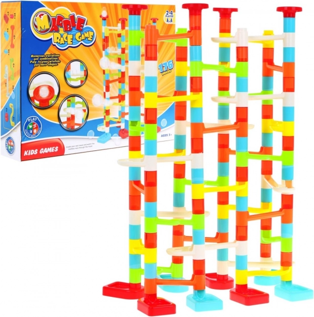 Circuit à billes coloré pour enfants 3+
