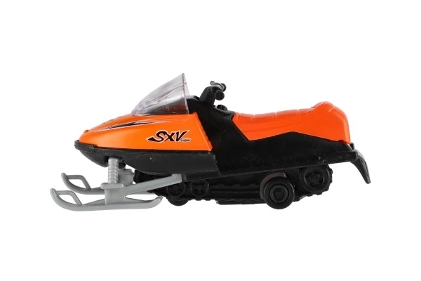 Toy snow scooter metal/plastic 13 cm, wind-up, 6 colors