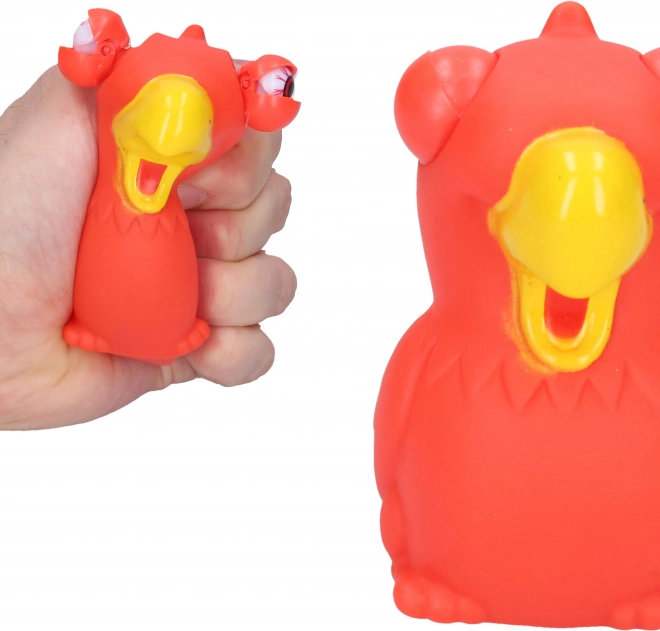 Squeezable Parrot 8 cm