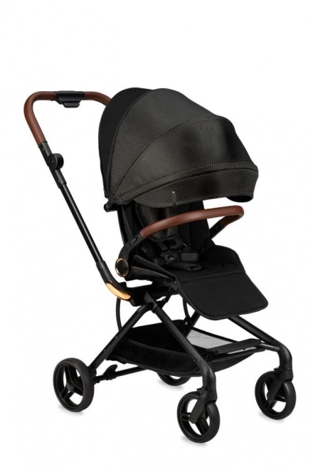 Sportieve kinderwagen MoMi ADELLE zwart goud 2023