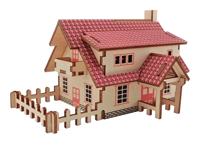 Woodcraft Houten 3D-puzzel Ranch