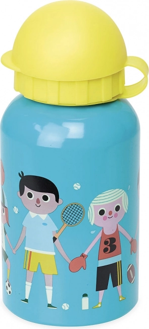 Kinder metalen drinkfles 300 ml – blauw, design Ingela P. Arrhenius