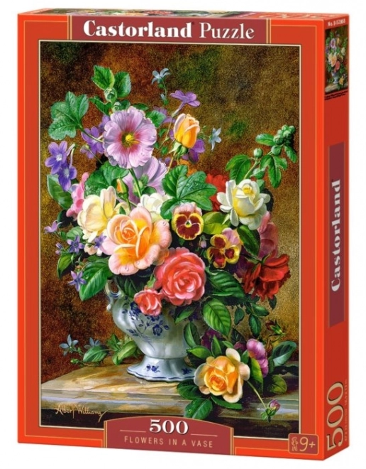 Puzzel Bloemen in een vaas - 500 stukjes