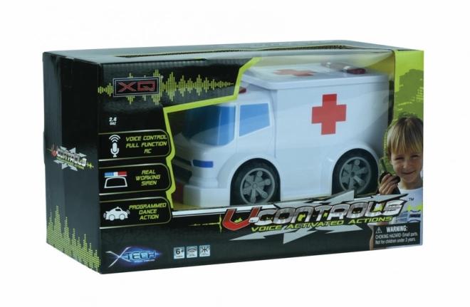RC ambulance with voice control 1:24