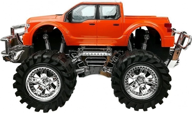 Terrein-monstertruck met enorme wielen