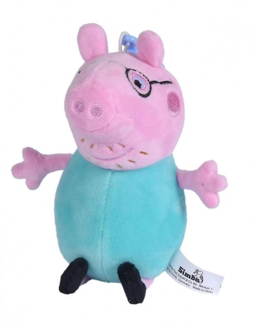 Peppa Pig pluchen hanger voor rugzak, 4 soorten