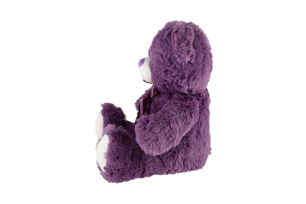 Pluchen teddybeer Michael paars 35 cm