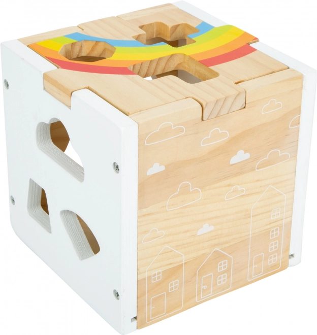 Small Foot Regenboog Insteek Motorische Kubus