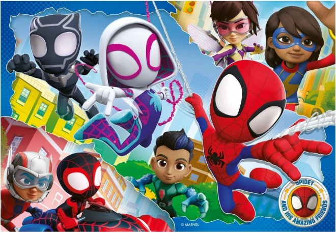 Puzzel Spidey en zijn geweldige vrienden 35 stukjes