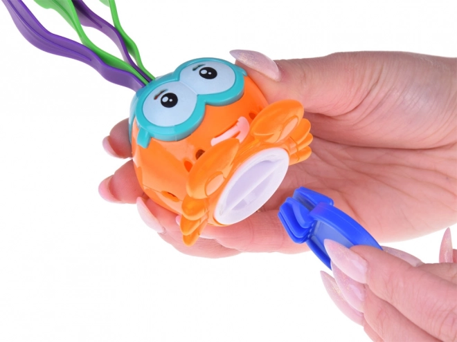 Crabe lumineux amusant pour apprendre la plongée