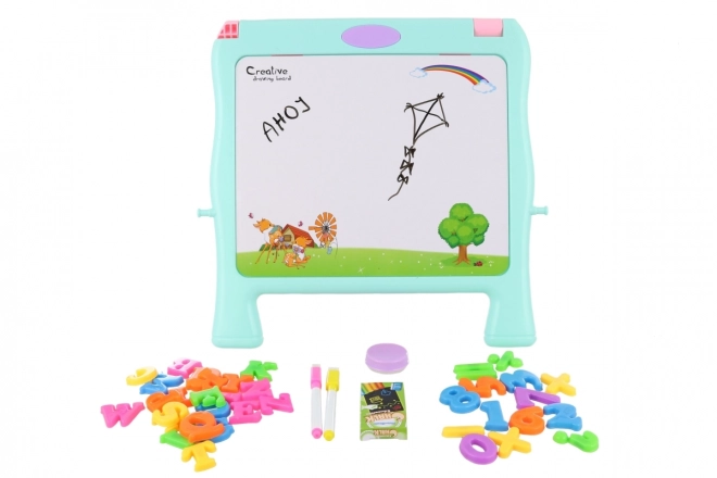Magnetische Tafel 2in1 mit Zubehör