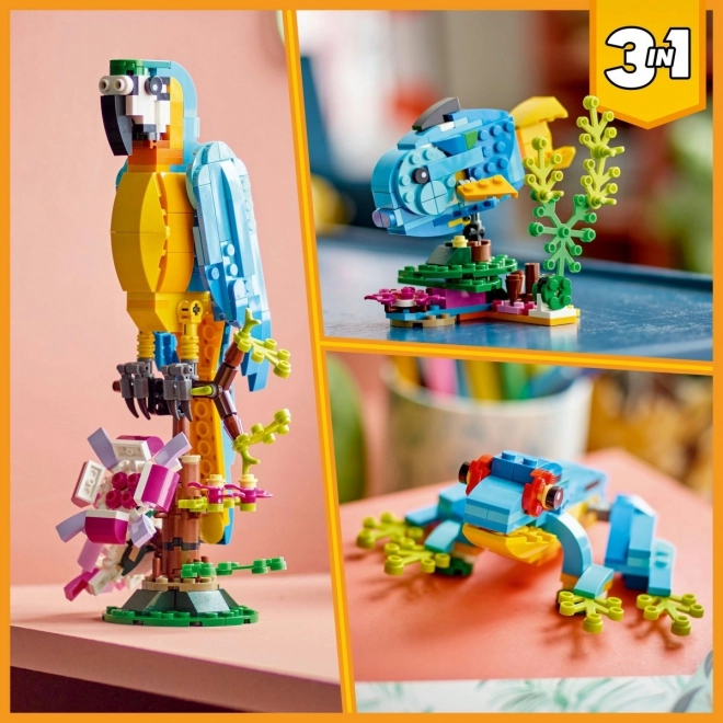 LEGO Creator 3in1 31136 Exotische papegaai