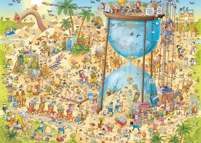 Puzzle HEYE ZOO folle – Exposition du désert 1000 pièces