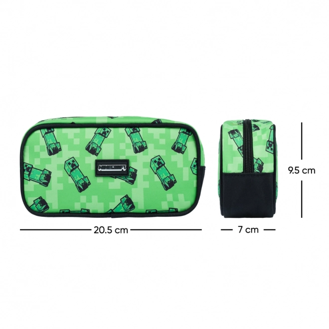 Minecraft set met Creeper: etui en zak