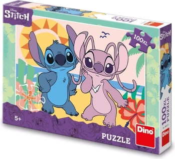 Dino Puzzle Stitch on the Beach 100 XL Pieces
