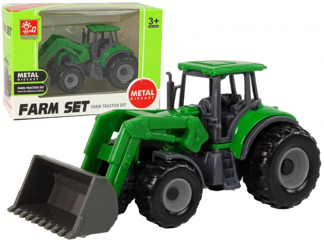 Landbouwvoertuig Tractor Bulldozer Groen klein