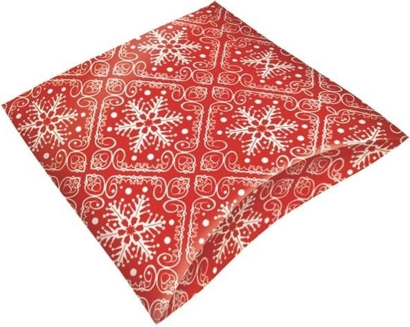 Opvouwbaar geschenkdoosje, rood, 16 × 12 × 3,5 cm
