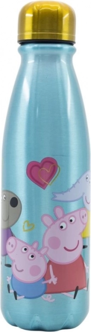 Aluminium Trinkflasche Peppa Wutz 600 ml