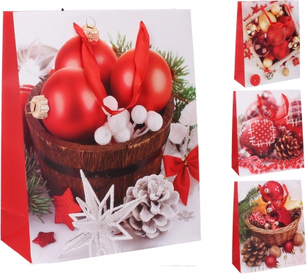 Cadeautas S 18 × 24 × 8,5 cm kerst