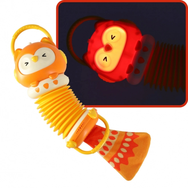Children's Accordion Owl Orange