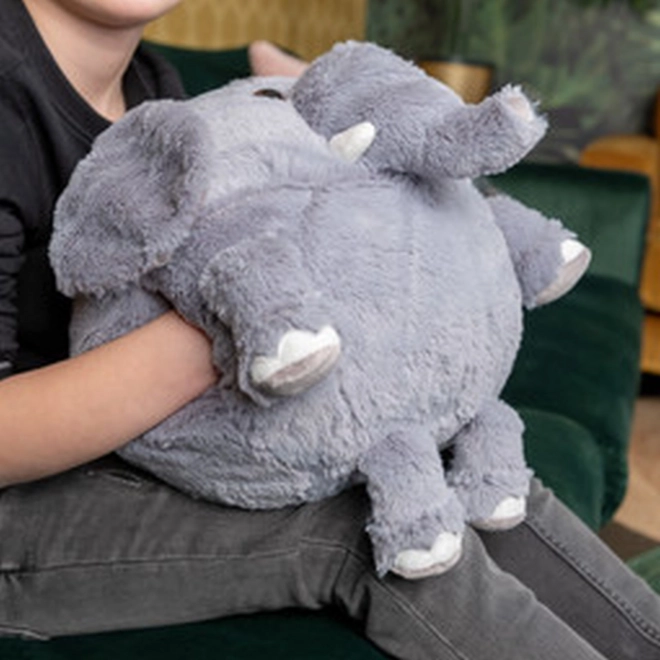 Coussin chauffant en peluche Éléphant 3 en 1 de Cozy Noxxiez