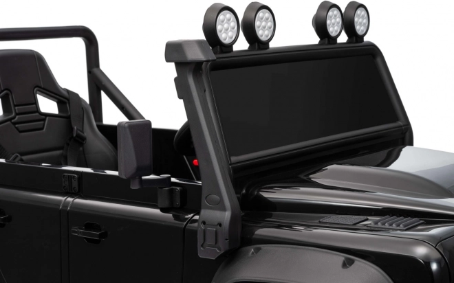 Voiture électrique Land Rover Defender 110 SVX Concept – noir