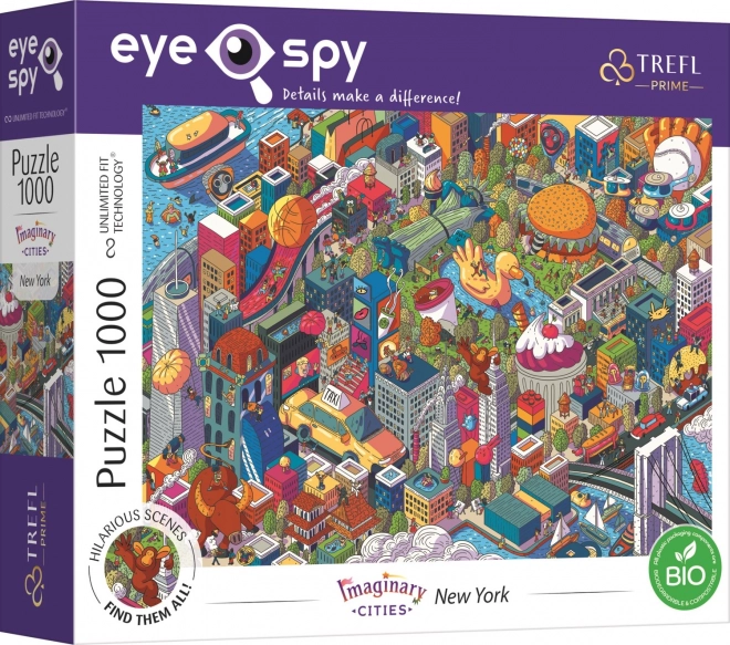 Puzzle Trefl Eye-Spy Imaginary Cities: New York, USA 1000 pieces