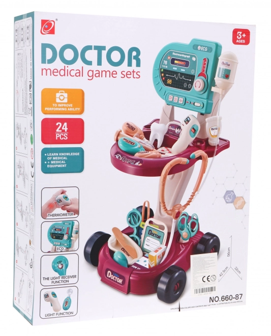 Ensemble médical pour enfants avec ECG 24 pcs