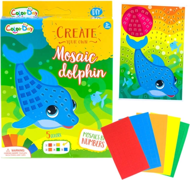 Mosaïque en mousse créative – kit artistique autocollant – Mosaïque