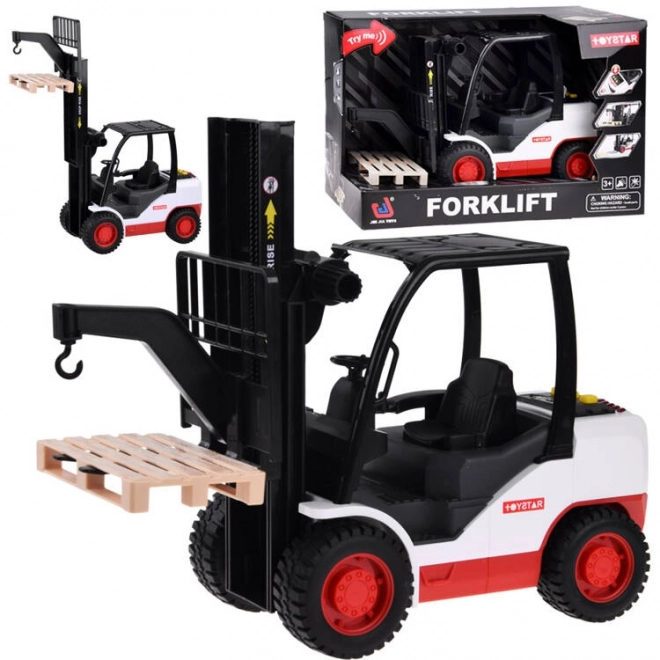 Grote heftruck met pallet