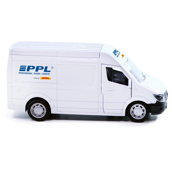 Metalen auto PPL met te openen deuren 14 cm