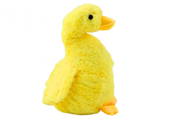 Gele pluchen gans knuffel zachte pluche eend 30 cm