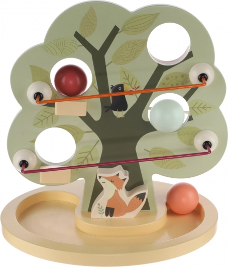 Circuit à billes en bois, Wood