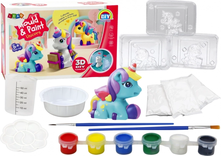 Creative 3D Plaster Paint Set Unicorn
