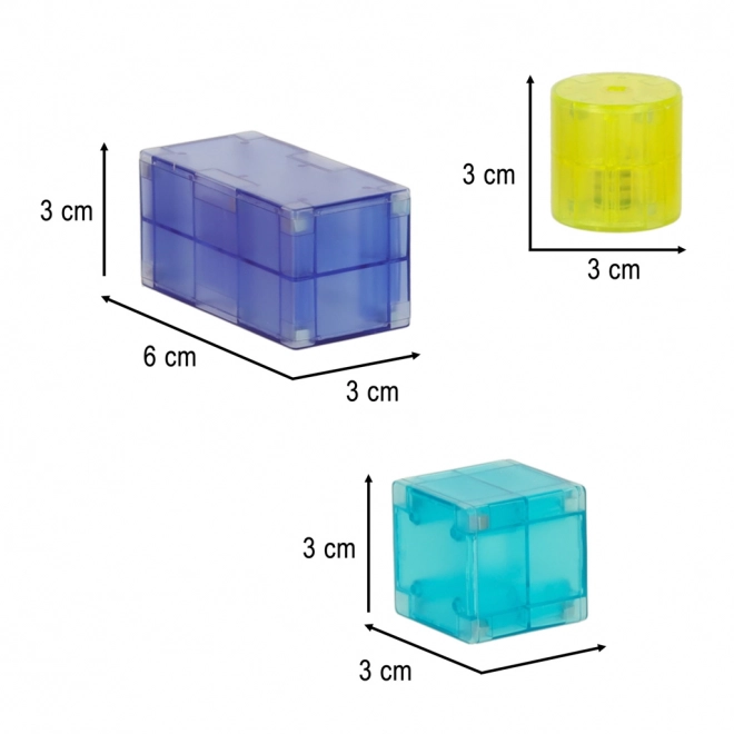 Lichtgevende magnetische blokken 32 st.