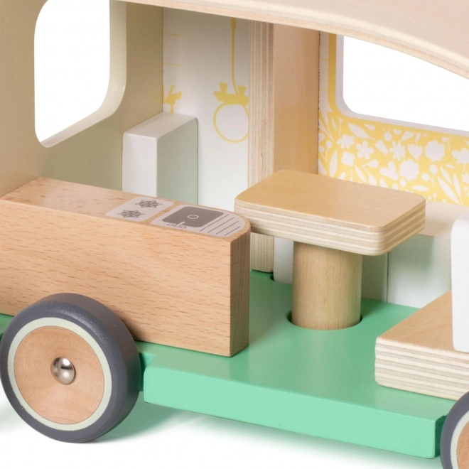 Puzzle d’insertion en bois Camping-car