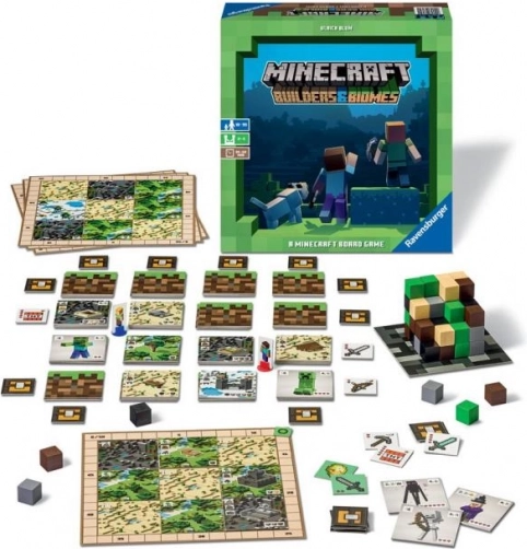 Bordspel Minecraft Ravensburger: Bouwers en Biomen