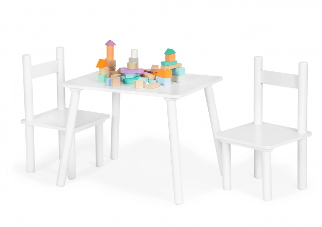 Set kinderkamer meubelen Tafel + 2 stoelen
