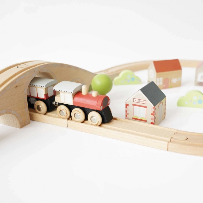 Le Toy Van houten treinset voor kinderen