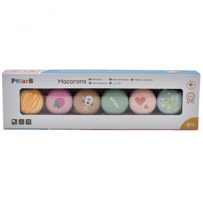 Houten macarons