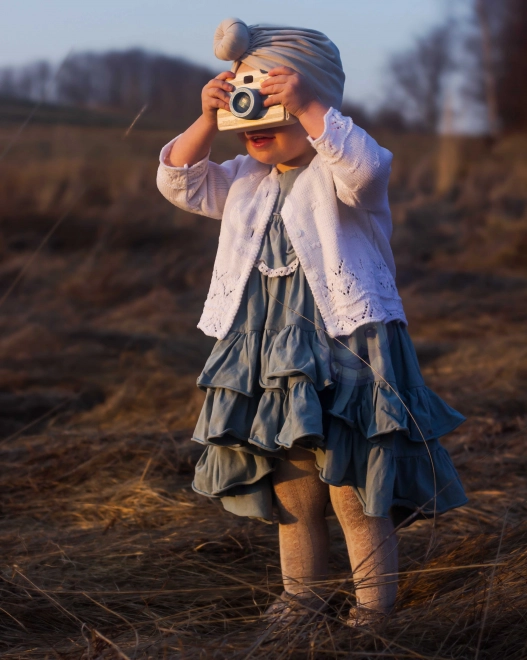 Houten camera