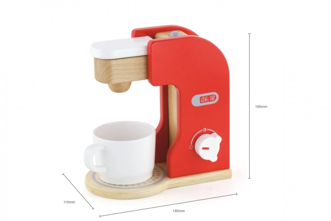Holz-Kaffeemaschine für Kinder